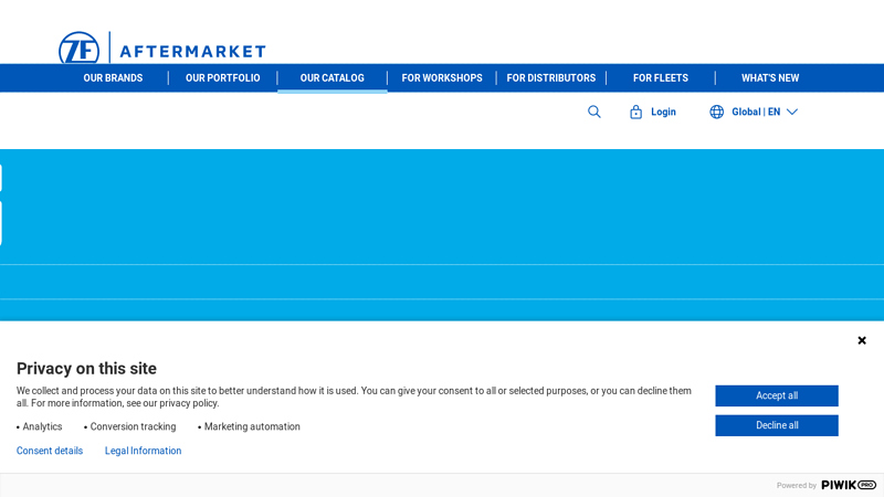 Find the Right Spare Part Quickly With the ZF Aftermarket Catalog auto parts finder