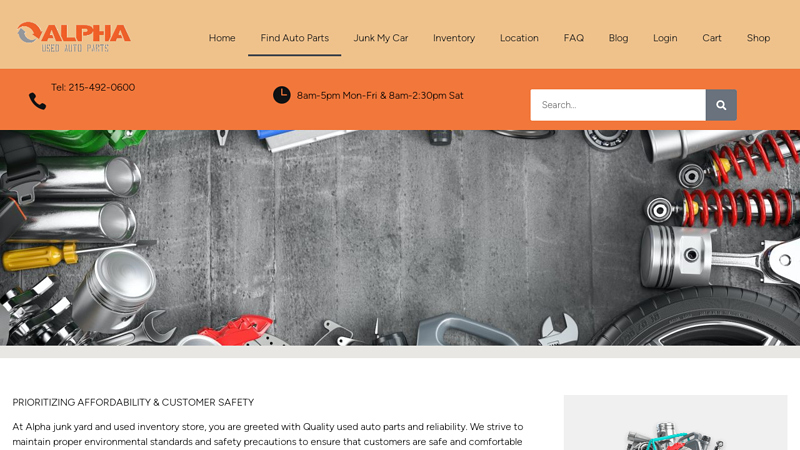 Find Used Auto Parts philly auto salvage and parts