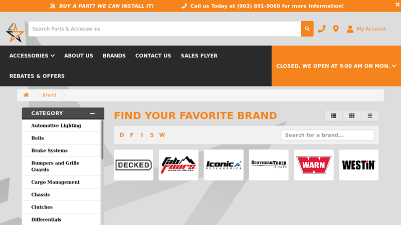 Find Your Favorite Brand lone star auto parts