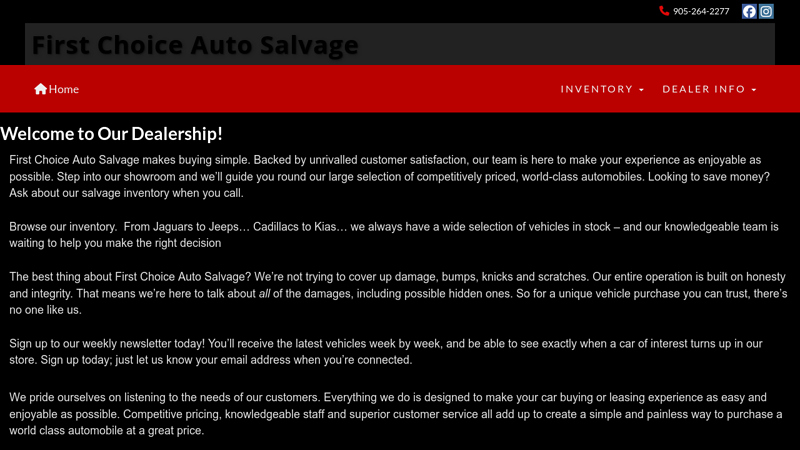 First Choice Auto Salvage 1st choice auto parts