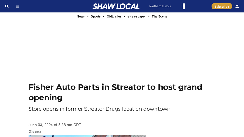 Fisher Auto Parts in Streator to host grand opening fisher auto parts inc