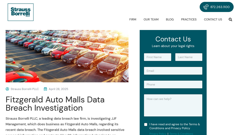 Fitzgerald Auto Malls Data Breach Investigation fitzgerald auto parts