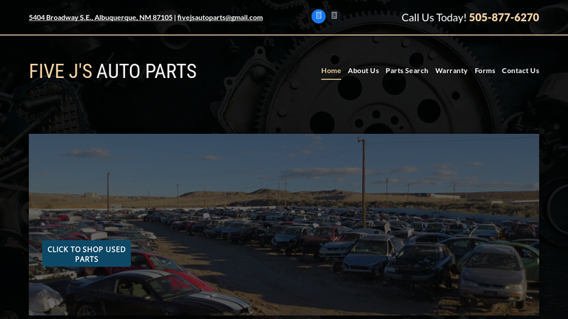 Five J's Auto Parts: Foreign and Domestic Parts used car parts albuquerque