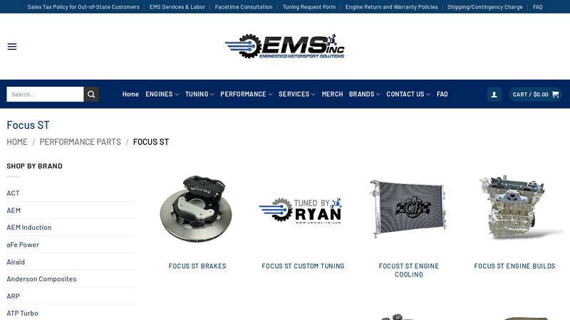 Focus ST ford focus st aftermarket parts