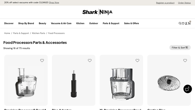 Food Processors Parts & Accessories ninja auto iq replacement parts