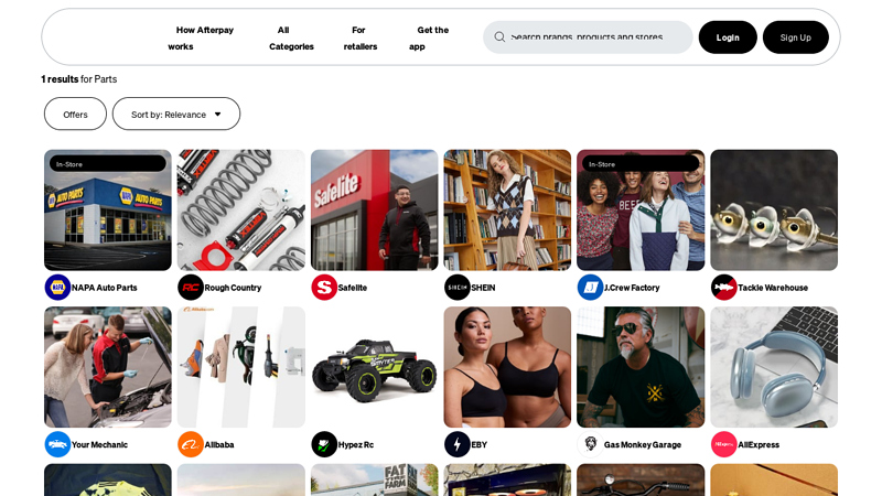 for Parts afterpay car parts