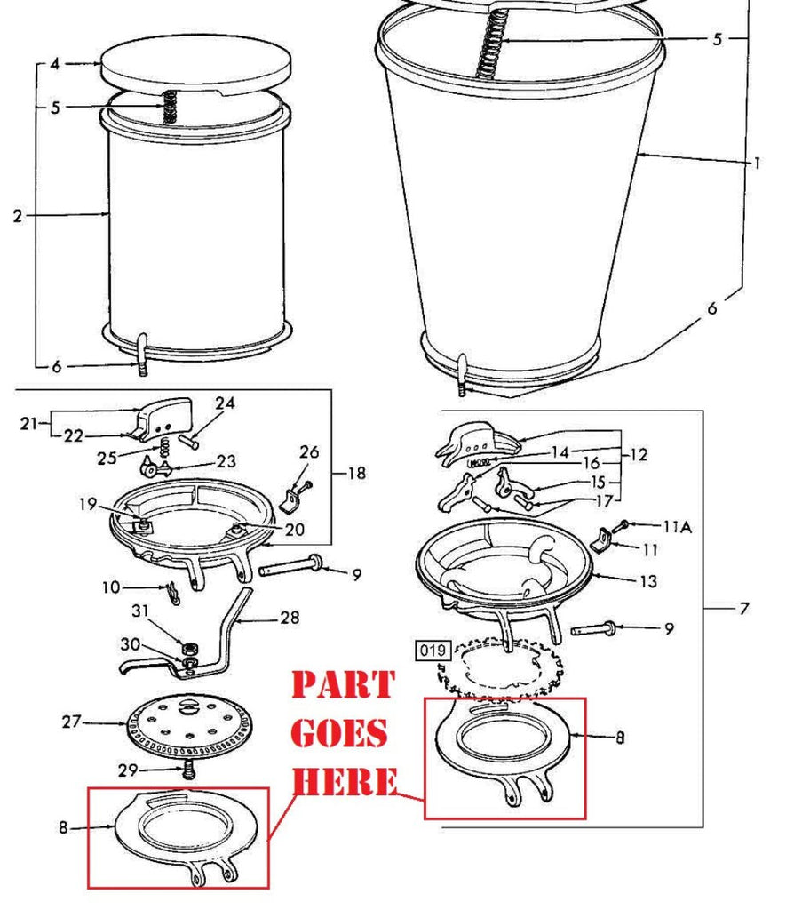 Ford 309 Planter Parts guide