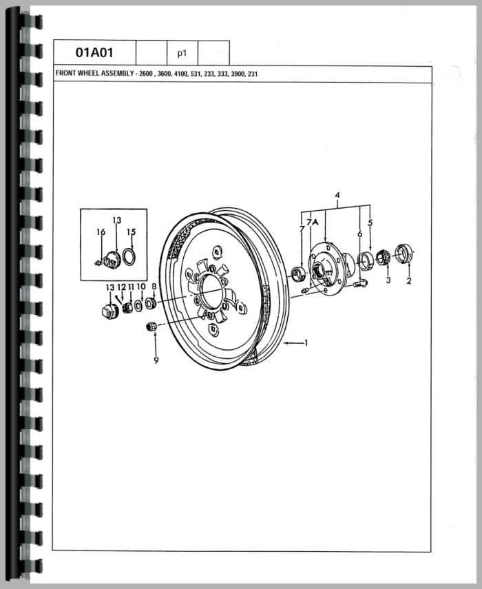 Ford 3600 Tractor Parts guide