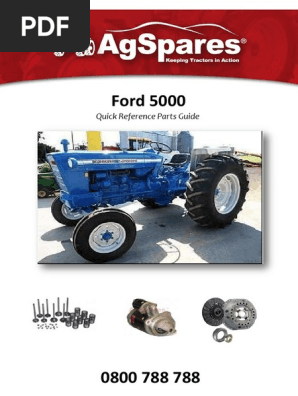Ford 5000 Tractor Parts guide
