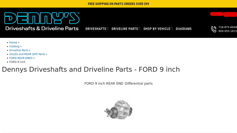 Ford 9 inch rear end differential parts ford 9 inch parts