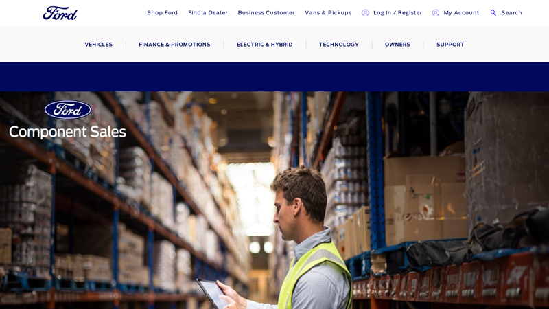 Ford Component Sales ford industrial engine parts