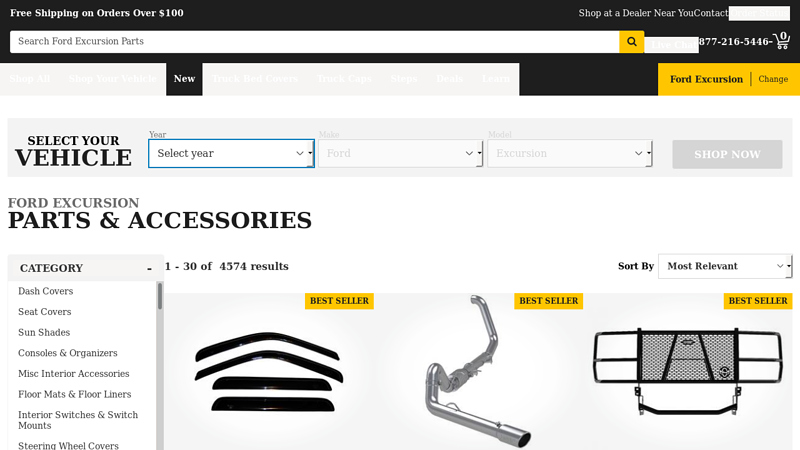 Ford Excursion Parts & Accessories ford excursion auto parts