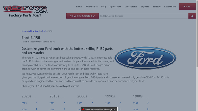 Ford F-150 ford f150 parts catalog