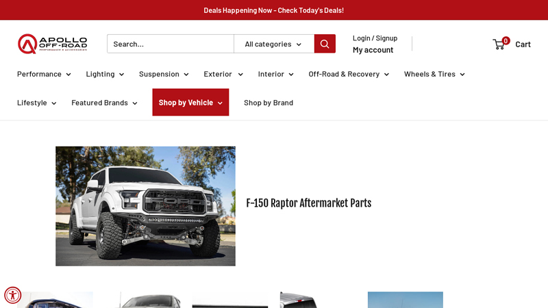 Ford F ford raptor aftermarket parts