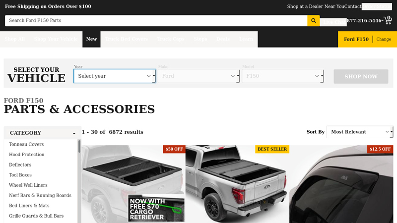 Ford F150 Parts & Accessories f150 truck parts