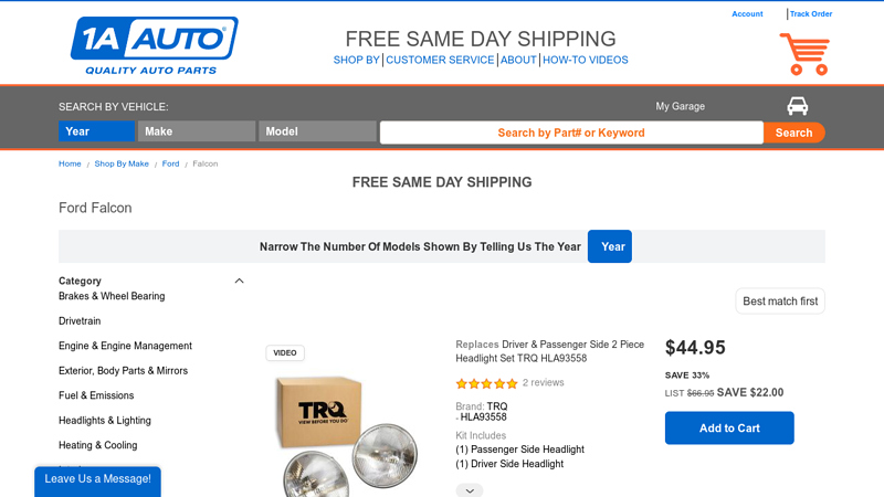 Ford Falcon Parts ford falcon car parts