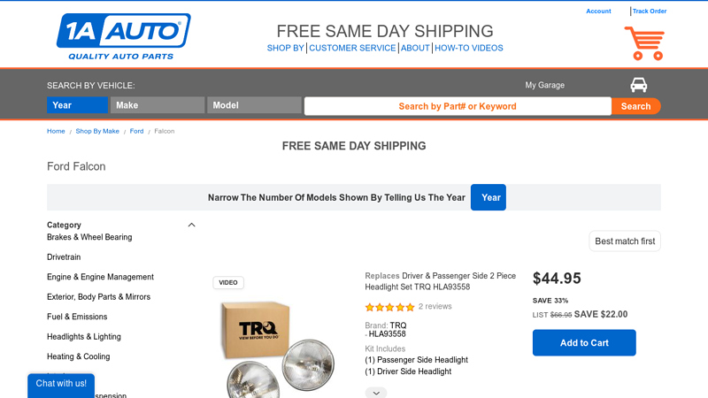 Ford Falcon Parts falcon auto parts