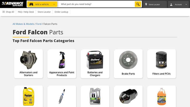 Ford Falcon Parts ford falcon parts catalog