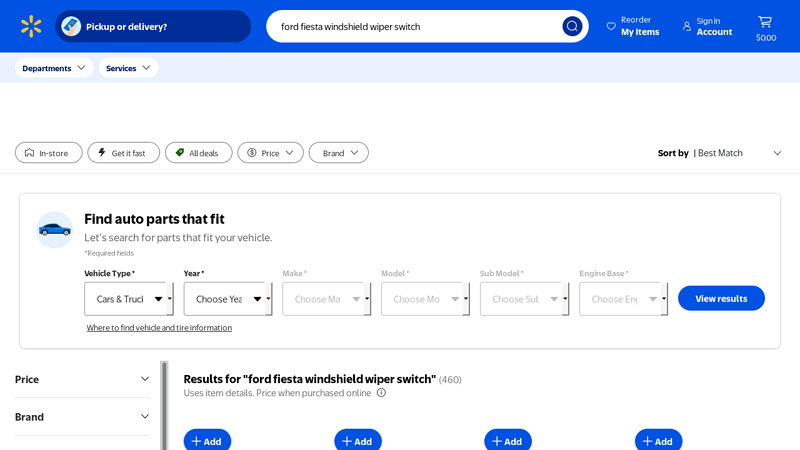 Ford Fiesta Windshield Wiper Switch 2016 ford fiesta hatchback wiper switch part number