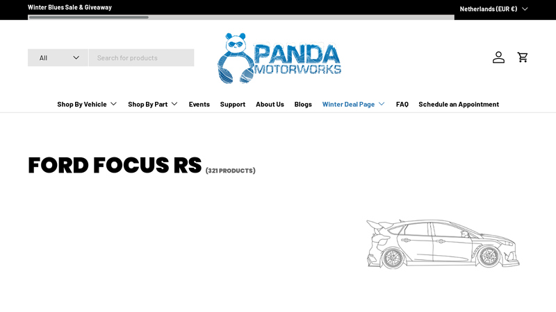 Ford Focus RS focus rs car parts