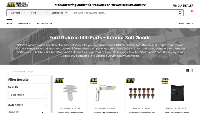 Ford Galaxie 500 Parts 1965 ford galaxie 500 parts