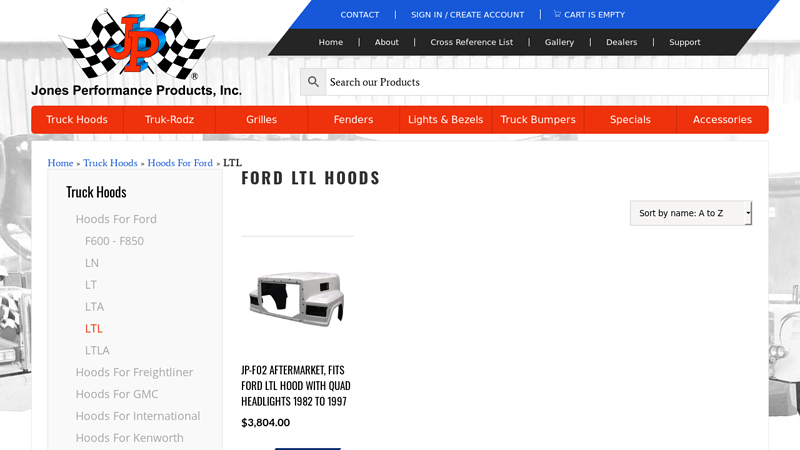 Ford LTL 9000 Hoods ford ltl 9000 parts