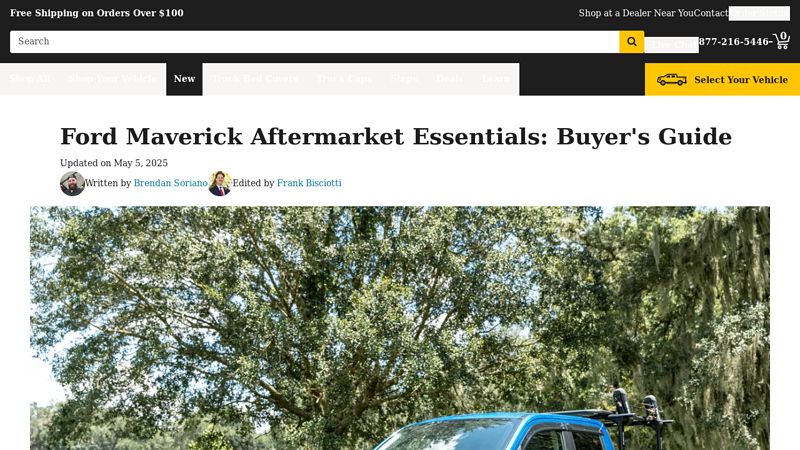 Ford Maverick Aftermarket Essentials: Buyer's Guide ford maverick aftermarket parts