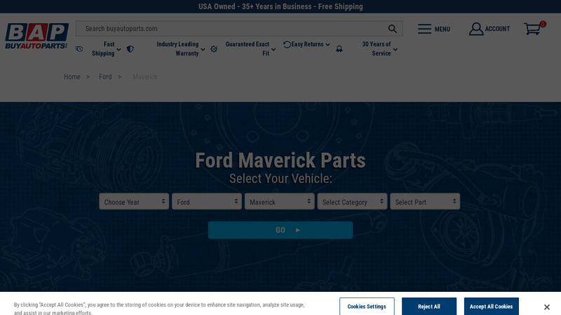 Ford Maverick parts ford maverick parts
