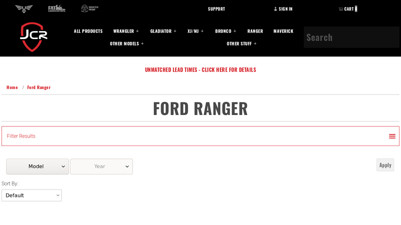 Ford Ranger ford ranger prerunner parts