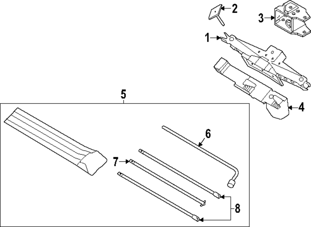Ford Ranger Jack Parts List guide