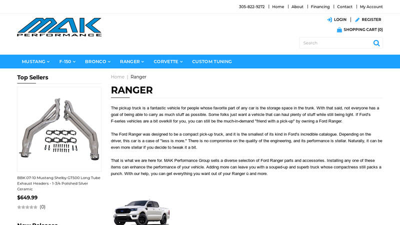 Ford Ranger Parts custom parts for ford ranger