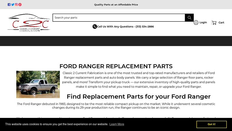 Ford Ranger Replacement Parts 88 ford ranger parts
