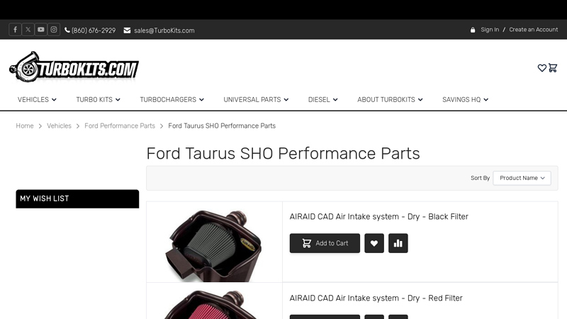 Ford Taurus SHO Performance Parts ford taurus sho aftermarket parts