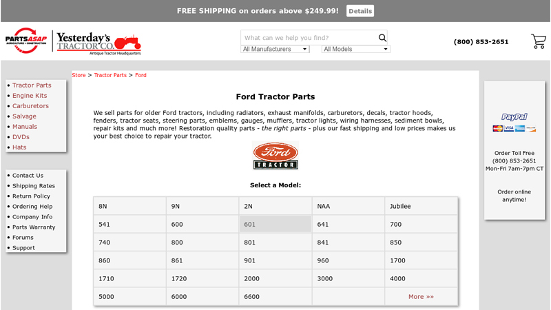 Ford Tractor Parts ford tractor parts near me