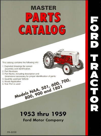 Ford Tractor Parts Catalog guide