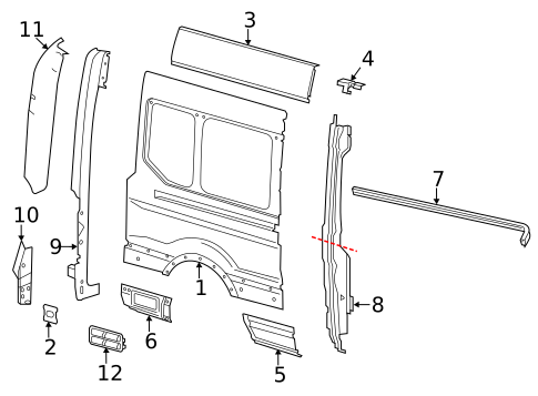 Ford Transit Parts guide