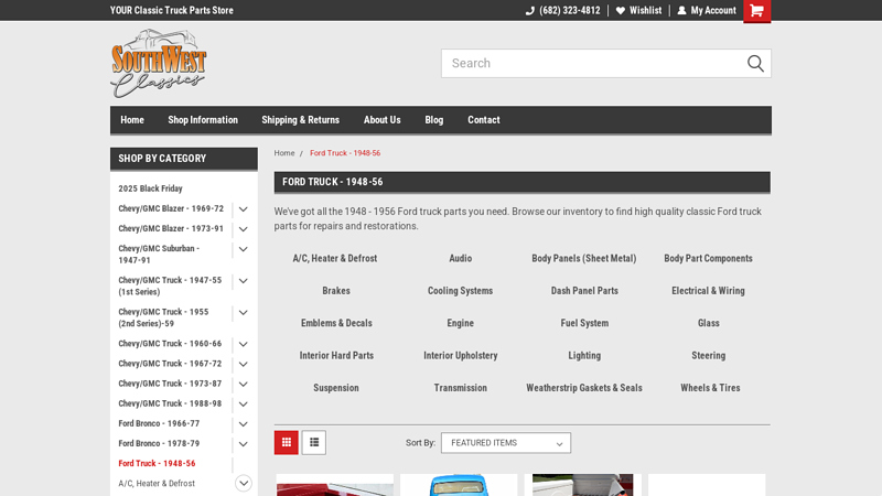 Ford Truck 1953 ford f100 parts