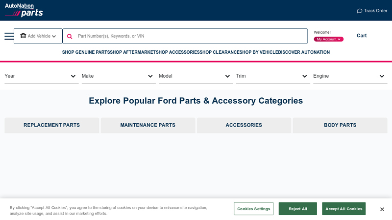 Ford Vehicle Models autonation ford parts