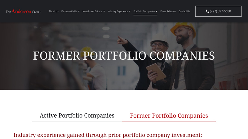 Former Portfolio Companies anderson auto parts