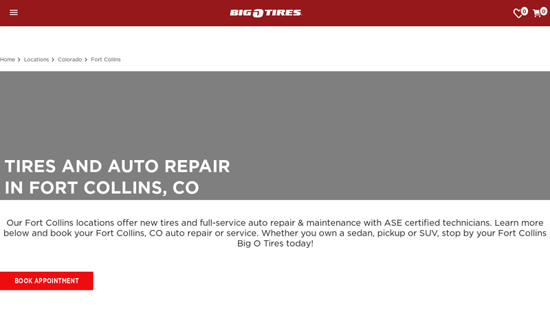 Fort Collins, CO Auto Service & Tires auto parts fort collins co