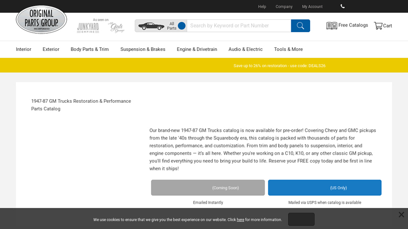 FREE 1947 1964 chevy truck parts