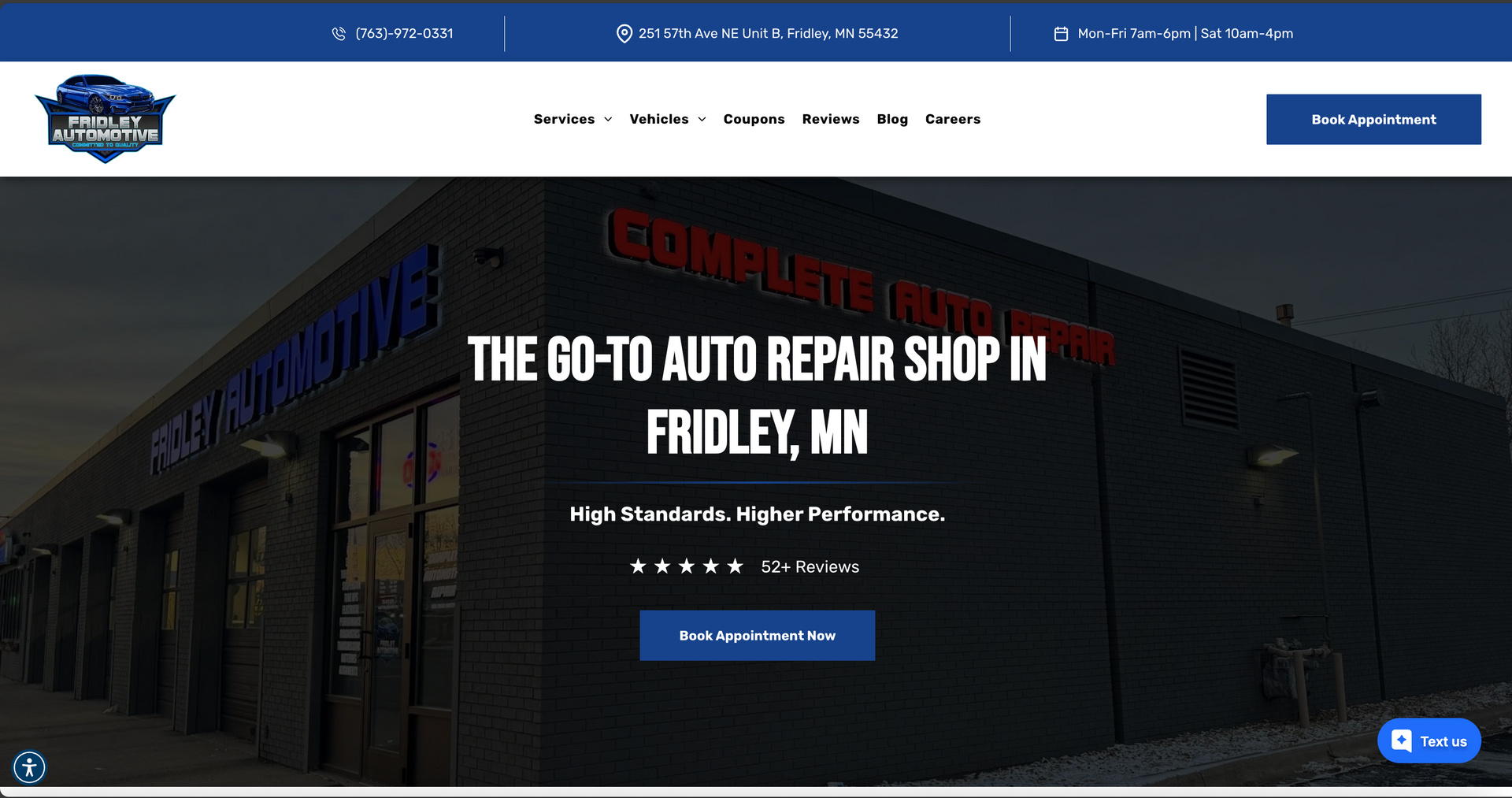 Fridley Auto Parts guide