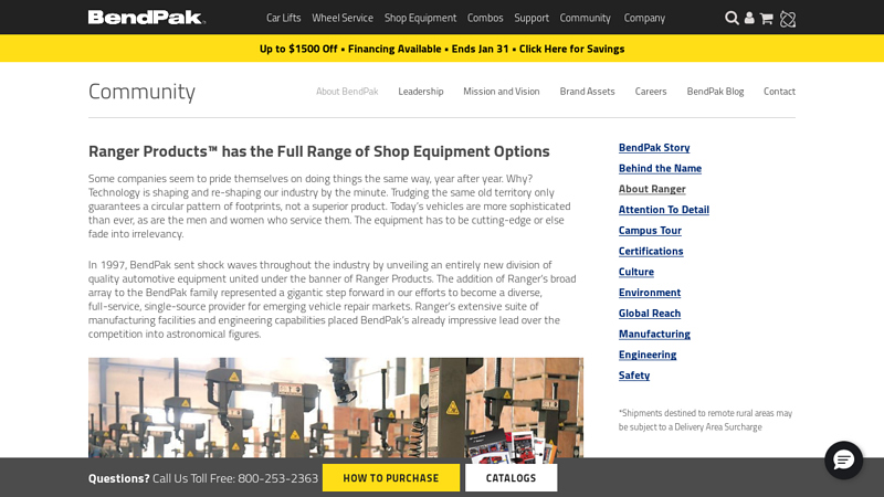 Full Ranger of Wheel Service and Shop Equipment ranger car parts