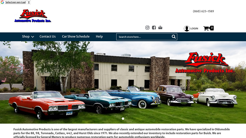 Fusick Automotive Products cutlass auto parts