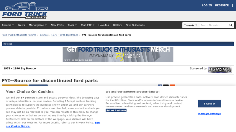 FYI old ford spare parts