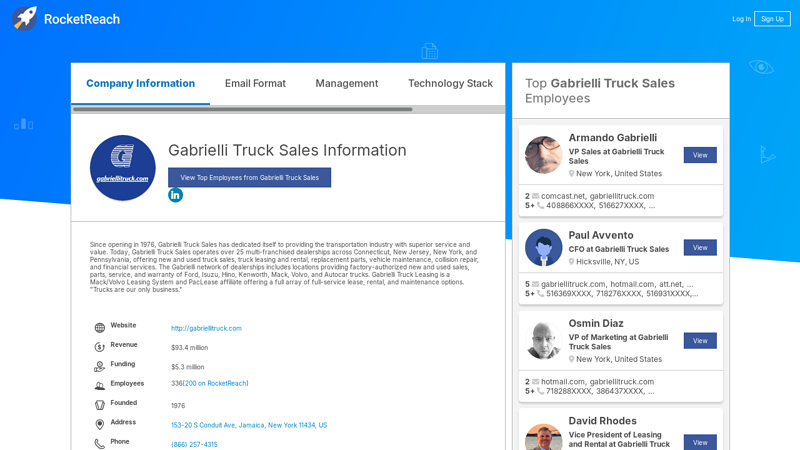 Gabrielli Truck Sales Information gabrielli truck parts