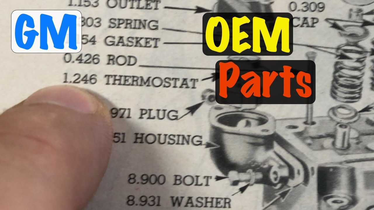 General Motors Part Number guide