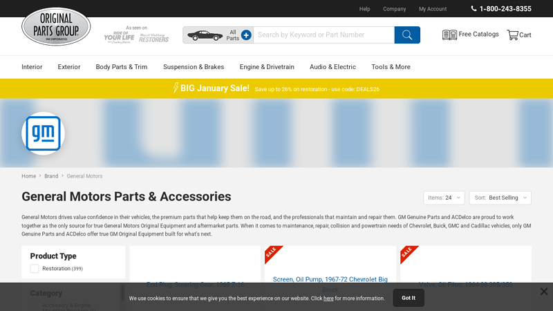 General Motors Parts & Accessories @ OPGI.com general motors aftermarket parts