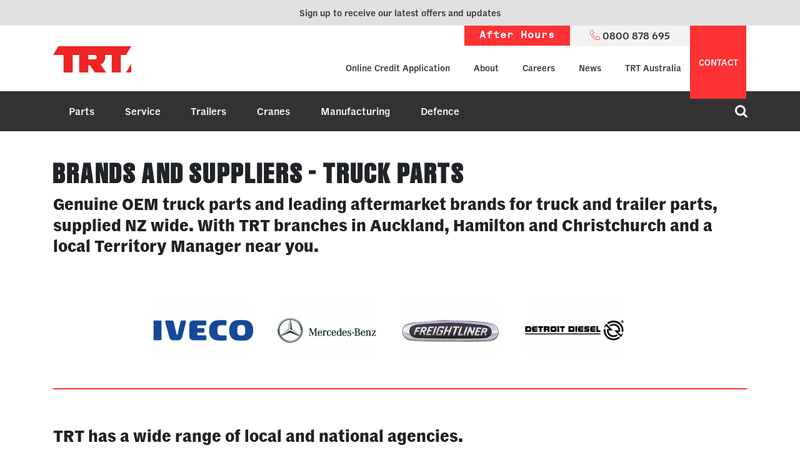 Genuine Brands & Suppliers for Truck & Trailer Parts blue line truck and trailer parts