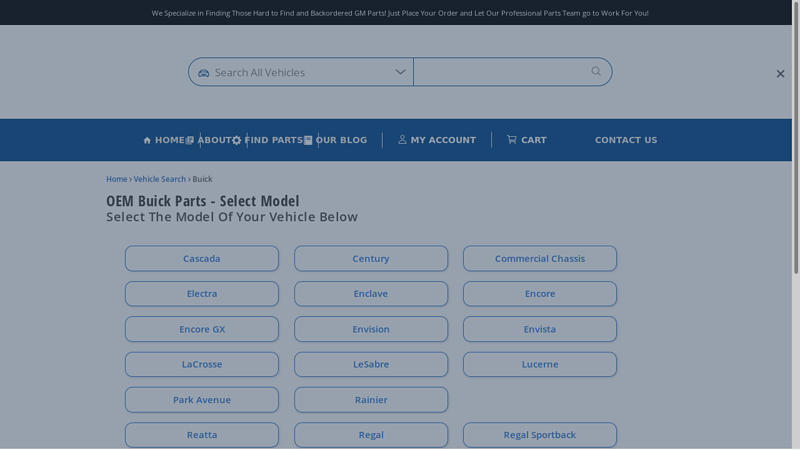 Genuine Buick Parts buick regal auto parts